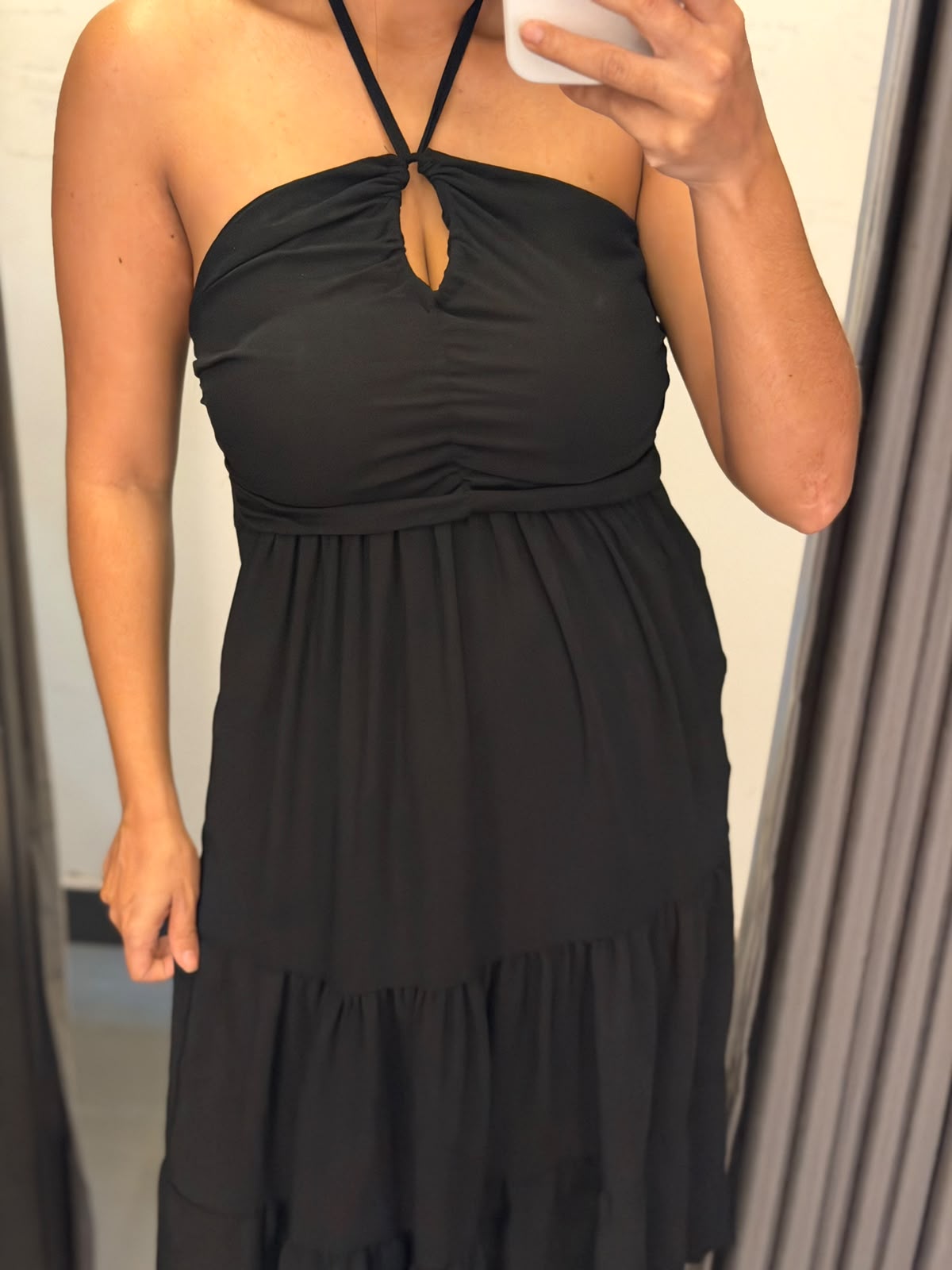 VESTIDO LONGUETE FRENTE ÚNICA