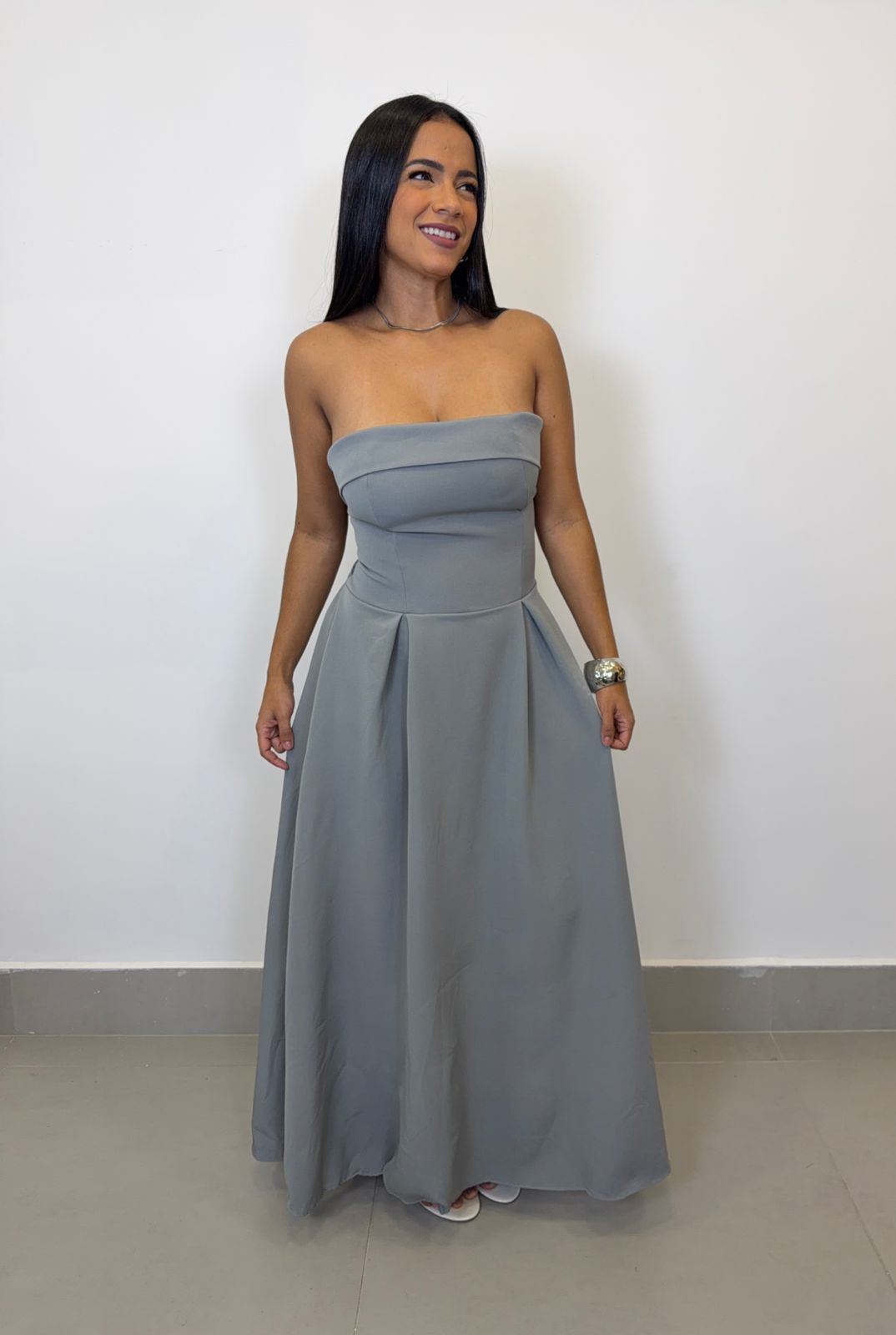 VESTIDO ALFAIATARIA SEM MANGA
