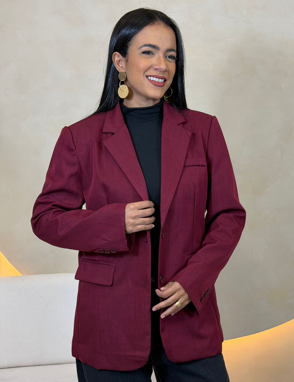 BLAZER ALFAIATARIA FORRADO