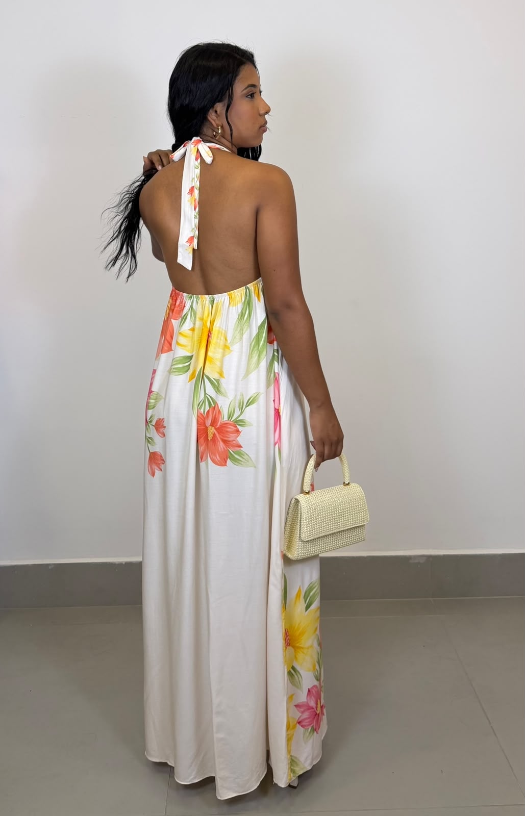 VESTIDO FRENTE ÚNICA ESTAMPADO 5761