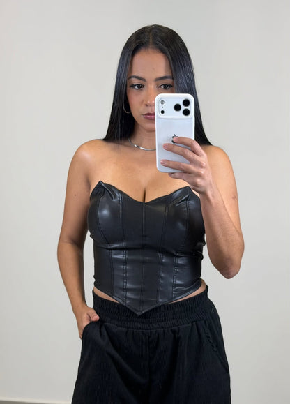 CROPPED CORSET CIRRE SEM ALÇA