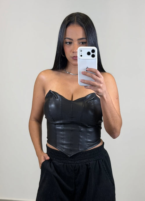 CROPPED CORSET CIRRE SEM ALÇA