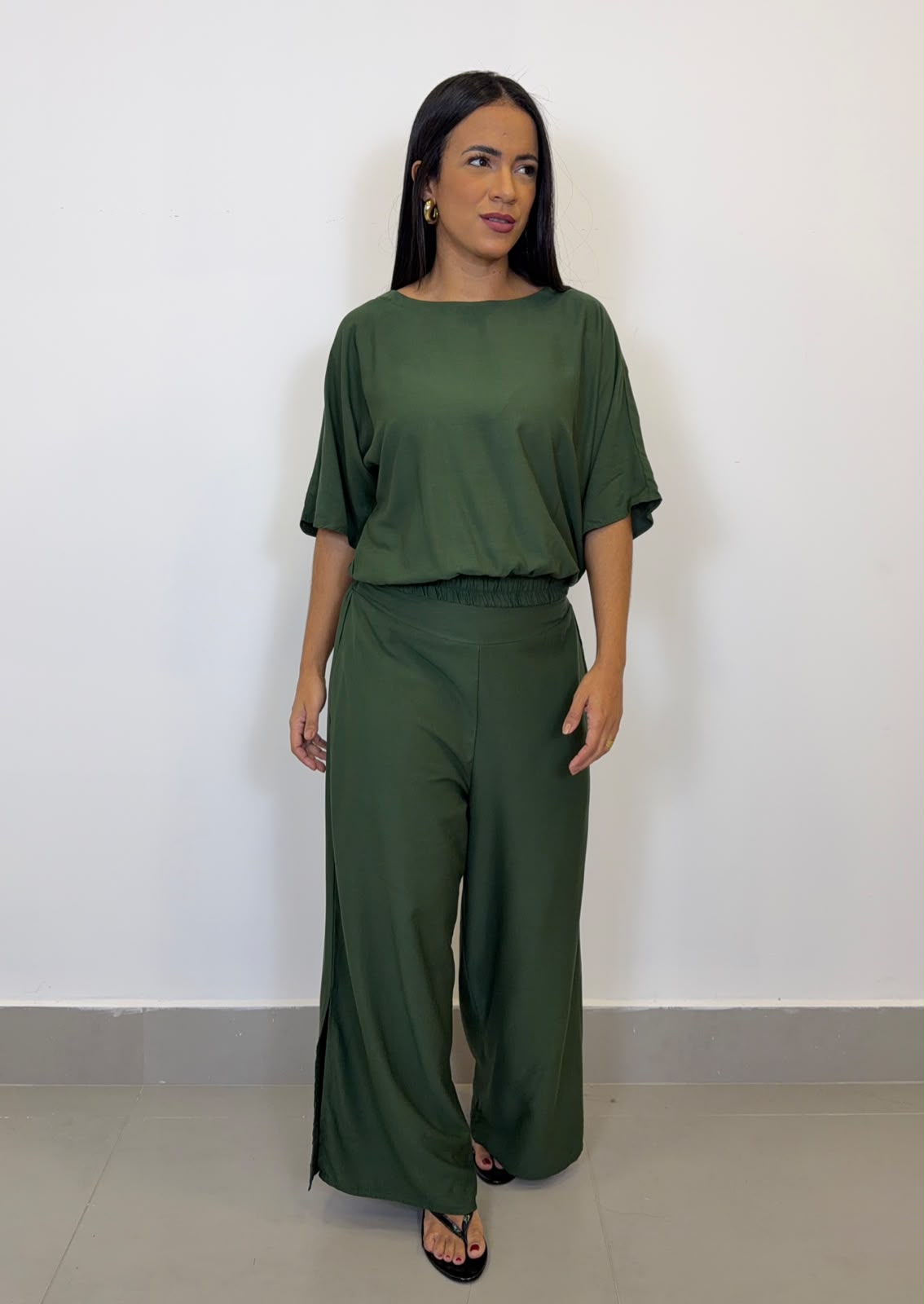 CONJUNTO BLUSA E PANTALONA