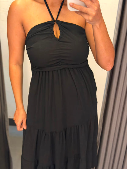 VESTIDO LONGUETE FRENTE ÚNICA