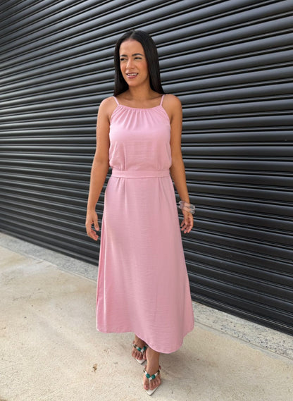 VESTIDO LONGUETE DE ALÇA