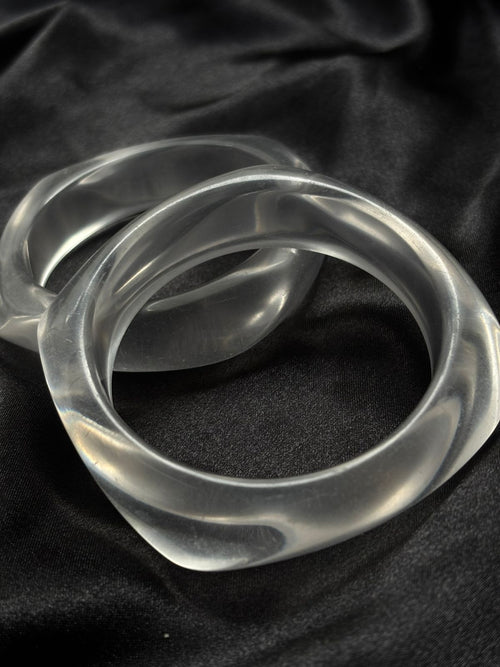 BRACELETE GEOMÉTICO TRANSPARENTE
