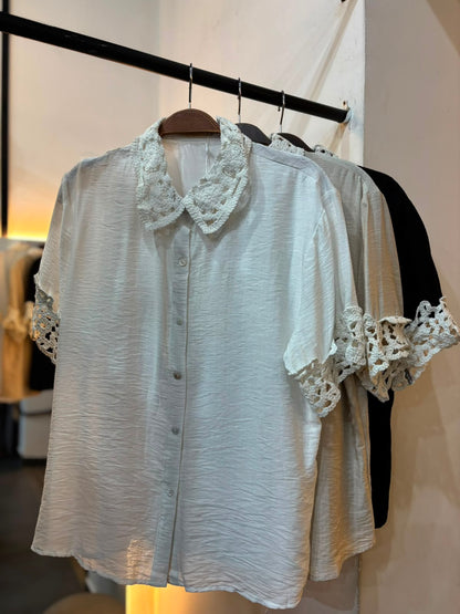 CAMISA GOLA CROCHÊ COMBO