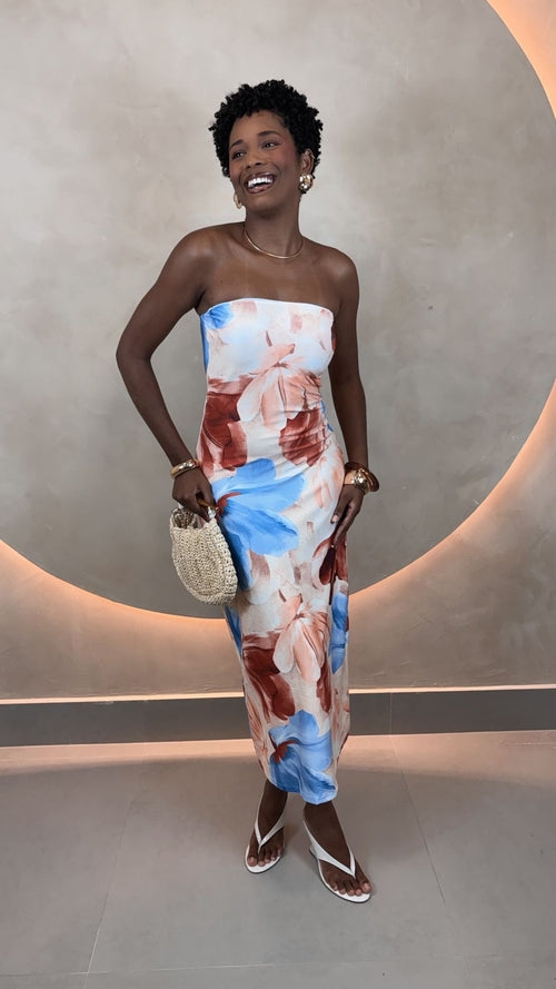 VESTIDO LONGUETE SEM MANGA