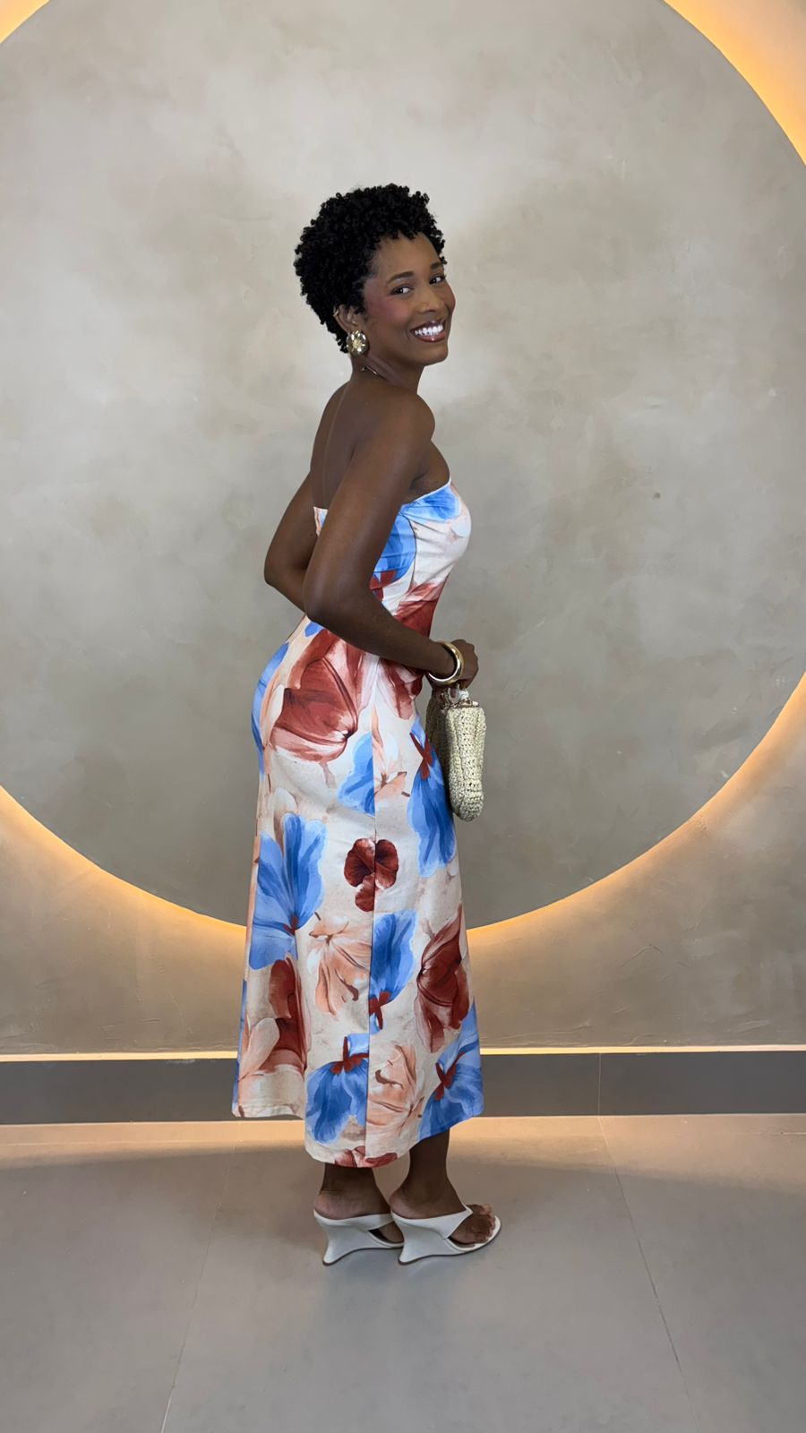 VESTIDO LONGUETE SEM MANGA