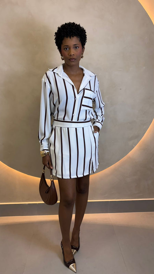 CONJUNTO CAMISA E SHORT SAIA