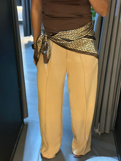 CALÇA PANTALONA CREPE DUNA