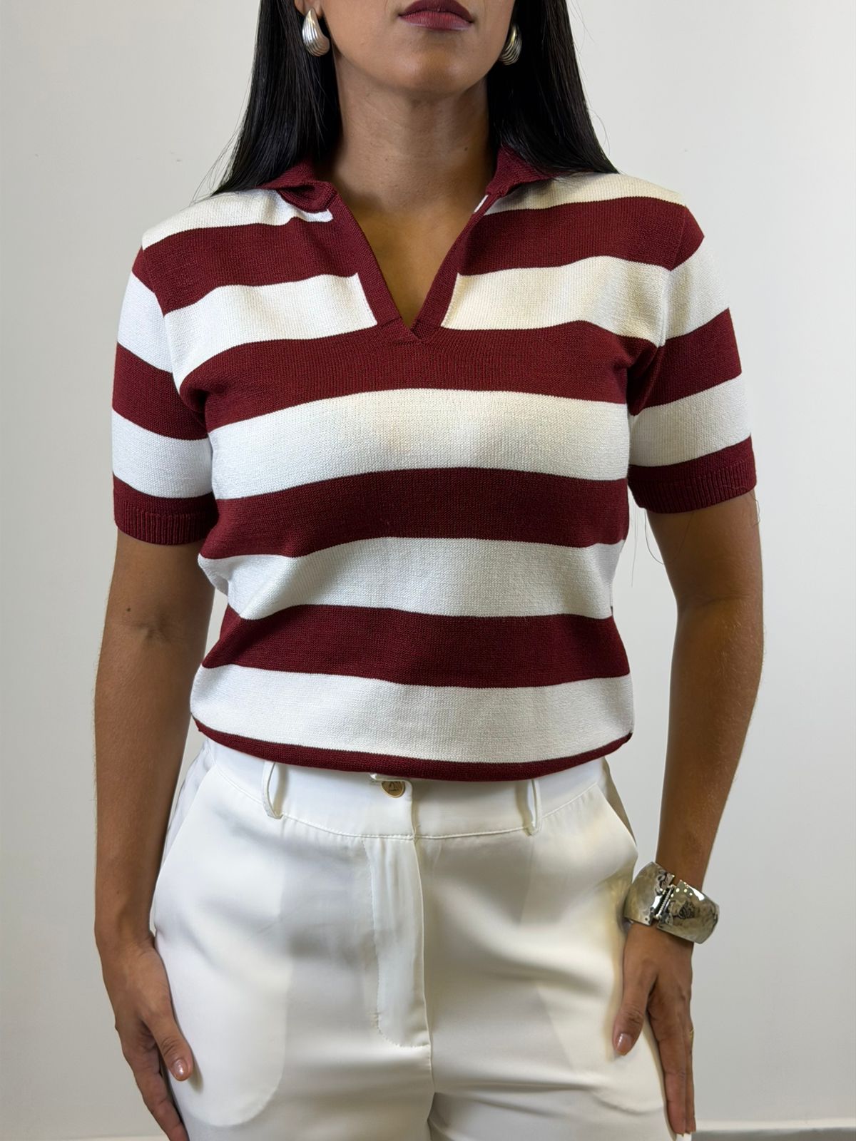 BLUSA GOLA POLO NO MODAL