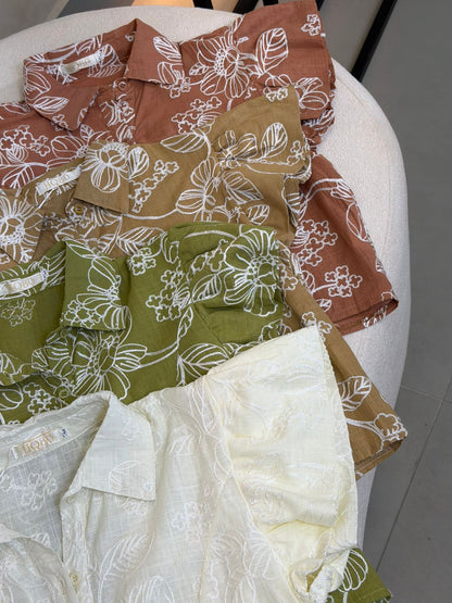 CAMISA PRINCESA BORDADA COMBO