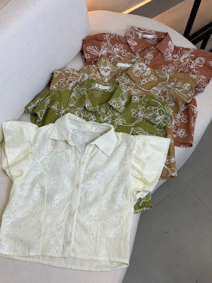 CAMISA PRINCESA BORDADA COMBO