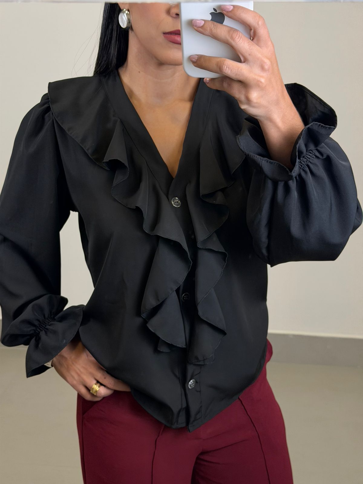CAMISA MANGA PRINCESA