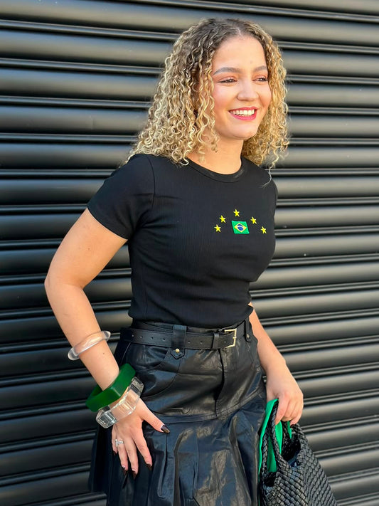 BLUSA CANELADA BRASIL
