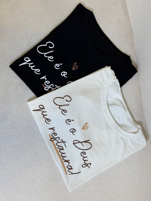 T-SHIRT COM FRASE