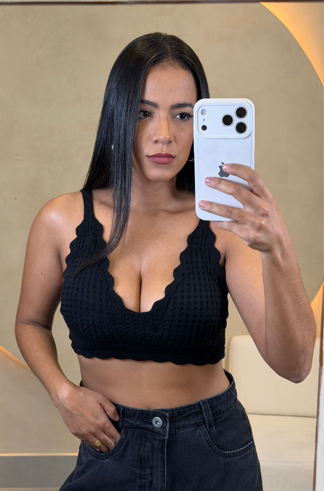 CROPPED TRICOT MODAL