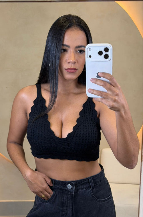 CROPPED TRICOT MODAL