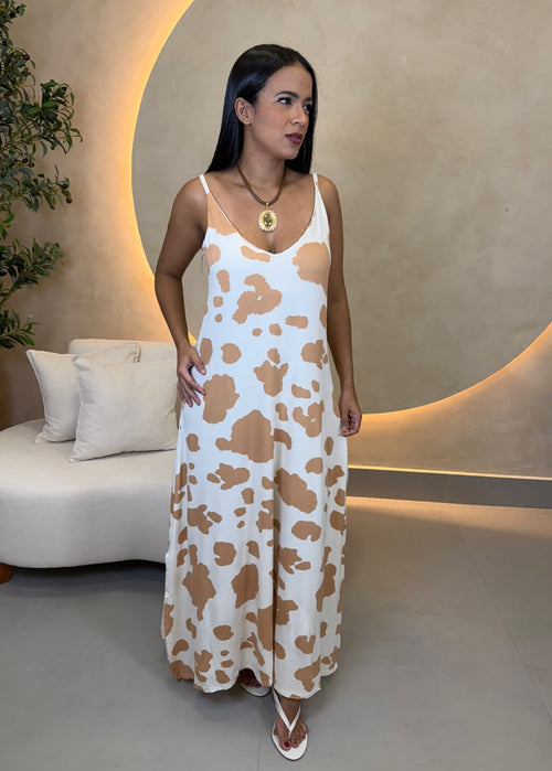 VESTIDO LONGO ESTAMPADO