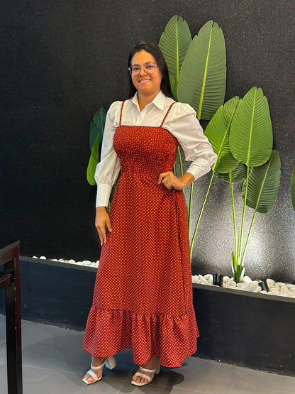 VESTIDO ALÇA LONGO