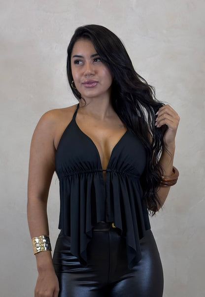 CROPPED BATA FRENTE ÚNICA