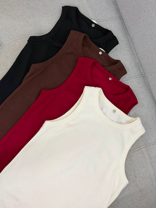 BLUSA REGATA CANELADA RIBANA