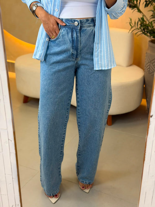 CALÇA JEANS MARMORIZADO CLARA 5323