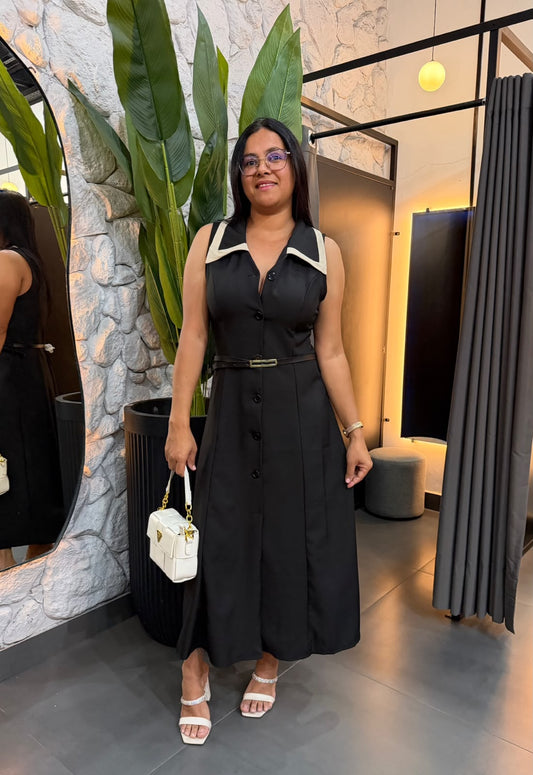 VESTIDO ALFAIATARIA 5695