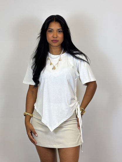 BLUSA FRANZIDA COM AMARRAÇÃO 5744