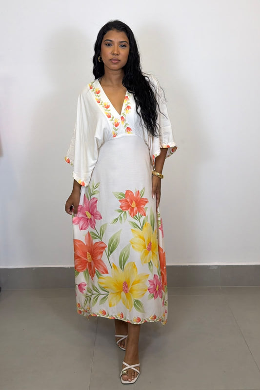 VESTIDO LONGUETE ESTAMPADO 5762