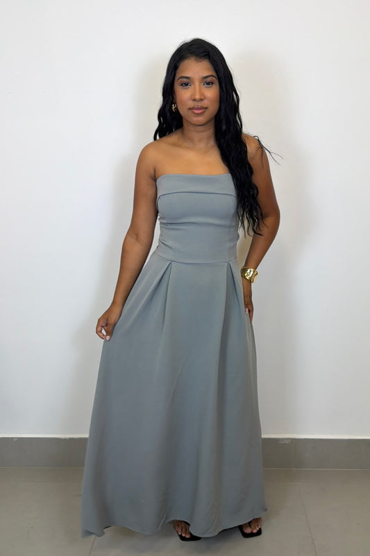VESTIDO LONGO SEM MANGA 5274