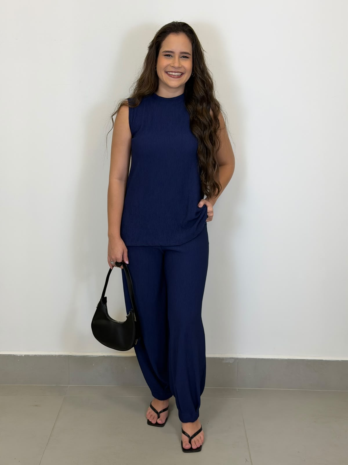 CONJUNTO CALÇA E BLUSA GOLA ALTA 5791