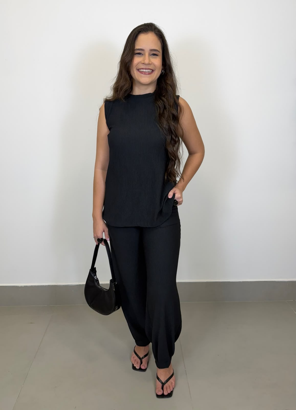 CONJUNTO CALÇA E BLUSA GOLA ALTA 5791