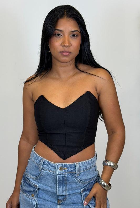 CROPPED CORSET BENGALINE