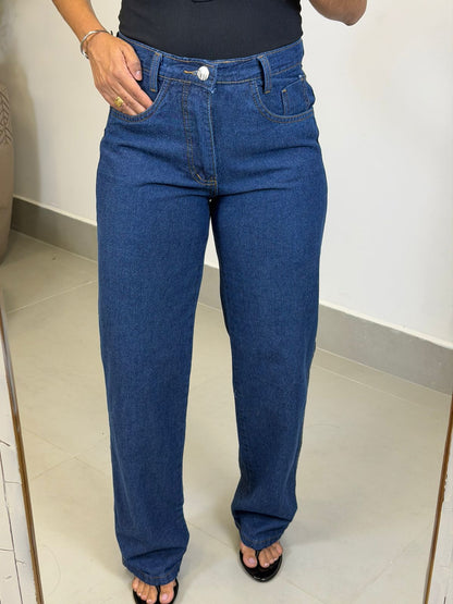CALÇA JEANS WIDE LEG LIZ